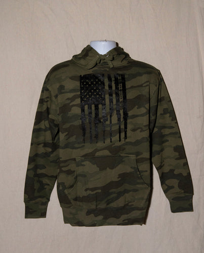 Gun Flag Hoodie - Sm / Med / Lrg / XL / 2XL