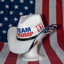Load image into Gallery viewer, Team Trump Patriot Bald Eagle Hat